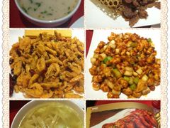 孜然羊肉&nbsp;宫保鸡丁&nbsp;煎饼河虾&nbsp;羊汤&nbsp;鸡汤-老牌坊•鲁菜名店•地道济南菜(大观园商埠店)