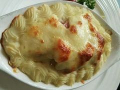 烤奶汁杂办-小白桦西餐厅