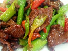 杭椒牛柳-四海鲜渔家菜(黄金海岸店)