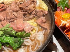 正宗秘制牛肉寿喜锅-水之惠鲜鱼料理(王府大街店)