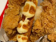华夫肉霸堡-肯德基(马路湾店)