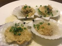 蒜蓉烤元贝-梓程海鲜大酒家