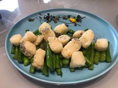 芦笋银鳕鱼-甜阿姨·天台花园私房菜(万松园店)