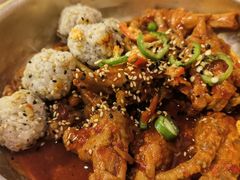 辣烤鸡爪-富乐满韩国正宗炸鸡韩国料理(虹泉路店)