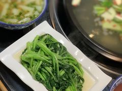 清炒广东菜心-驴全道葭州驴肉公馆(榆林商业步行街店)