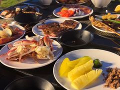 -JW万豪厨房餐厅·滨海草坪烧烤·海鲜·海景(三亚绿发山海天JW万豪酒店)