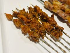 铁签子羊肉串-红柳枝滩羊烧烤·非遗