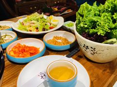 -明洞阿姨·韩式酱蟹烤肉·创意料理(三元桥店)