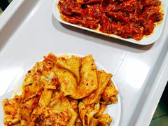 鸡皮和菌肝-小邓石棉铁板烧(流星花园店)