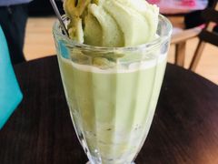 绿茶冰沙-Cappucimeow猫咪咖啡馆(韦伯时代店)