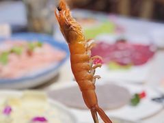 竹签虾-围炉夜话·潮汕卤水火锅(榕江店)