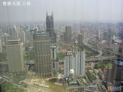 从客房望出去的风景-上海明天广场JW万豪酒店