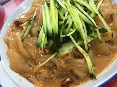 肉丝拉皮-北大地皖峰饭馆