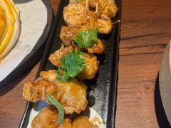 东北老式锅包肉-拾光与烟火丨炭火串烧·自贡小活鲜(西村大院店)