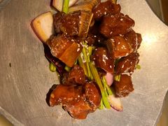 蒜香蜜汁排骨-绿茶餐厅(西单老佛爷店)