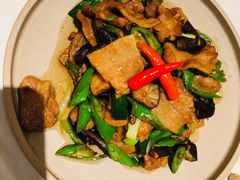 黑鸡枞菌炒肉-渔语鱼酸菜鱼新川菜(来福士店)