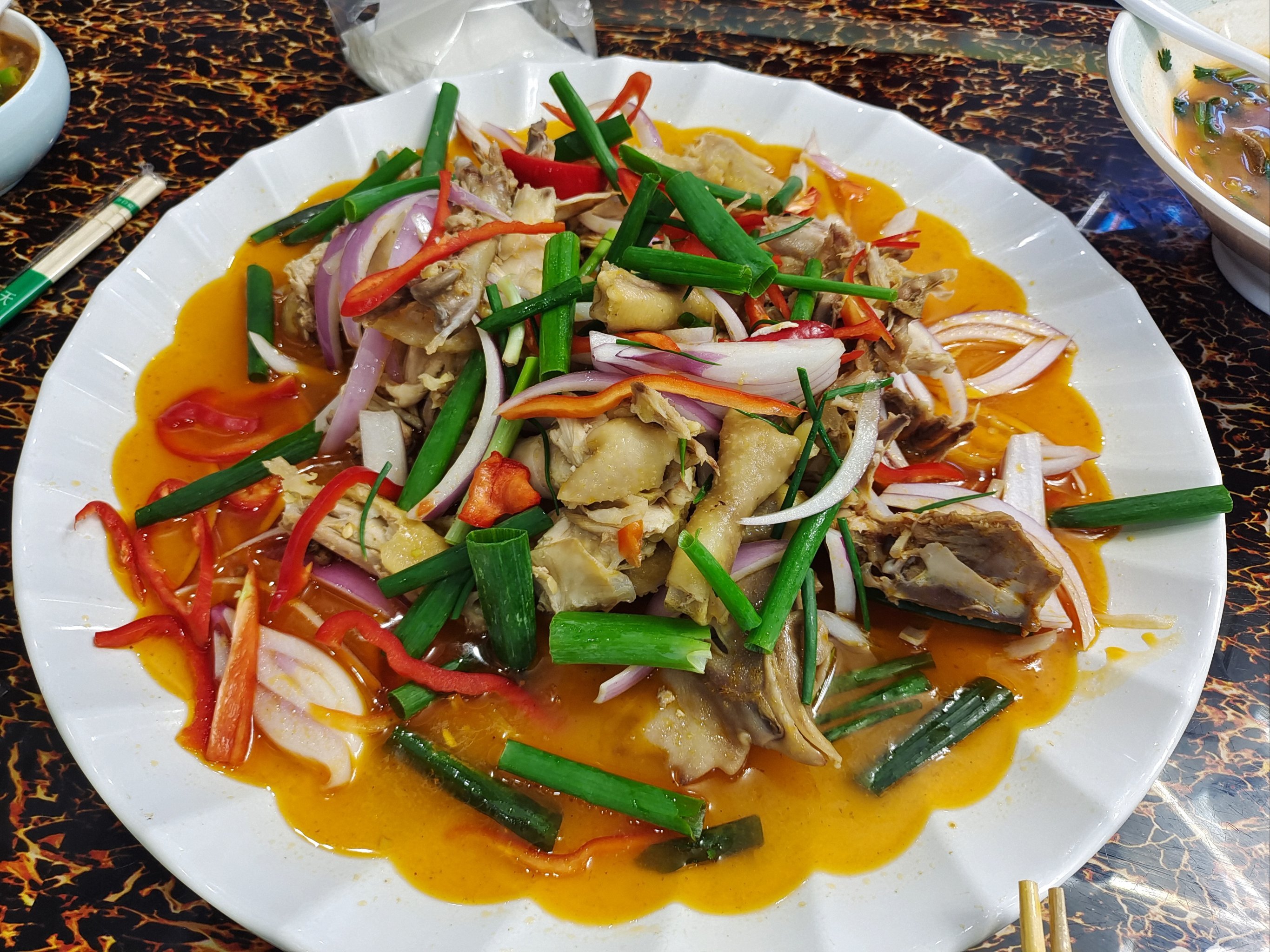 新疆天山天池乡间美食