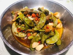 茄子烧豆角-西大酒店