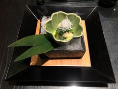 清酒煮虾配醋味味增-西村日本料理(香格里拉饭店)
