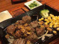 铁板牛肉粒-気楽亭和食料理(气乐亭大世界本店)