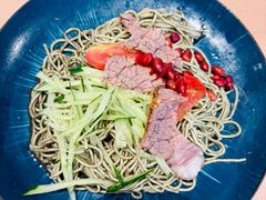 芝麻酱牛肉花生冷面-韩海丽特色美食(秀州路店)