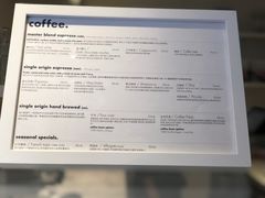 菜单-大酉·M Coffee(北京美术馆店)