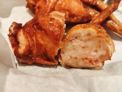 鲜虾胶酿脆皮鸡翅-港丽餐厅(杭大店)