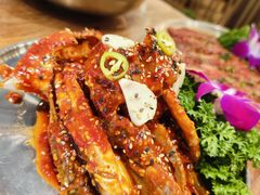 -明洞阿姨·韩式酱蟹烤肉·创意料理(三元桥店)