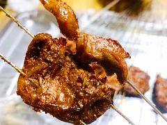 招牌鸡心-淏淋牛肉小串