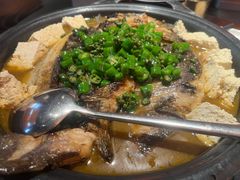 鲜青椒黑豆花烤鱼-探鱼·鲜青椒爽麻烤鱼(银泰城店)