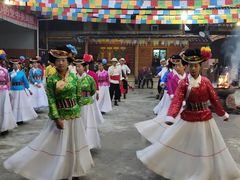 -摩梭传统篝火晚会
