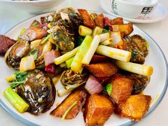 鲍鱼炒饼子-小郭私房菜·海肠捞饭店(学士街店)