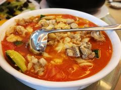 番茄牛蛙鱼片-三台山庄中餐厅
