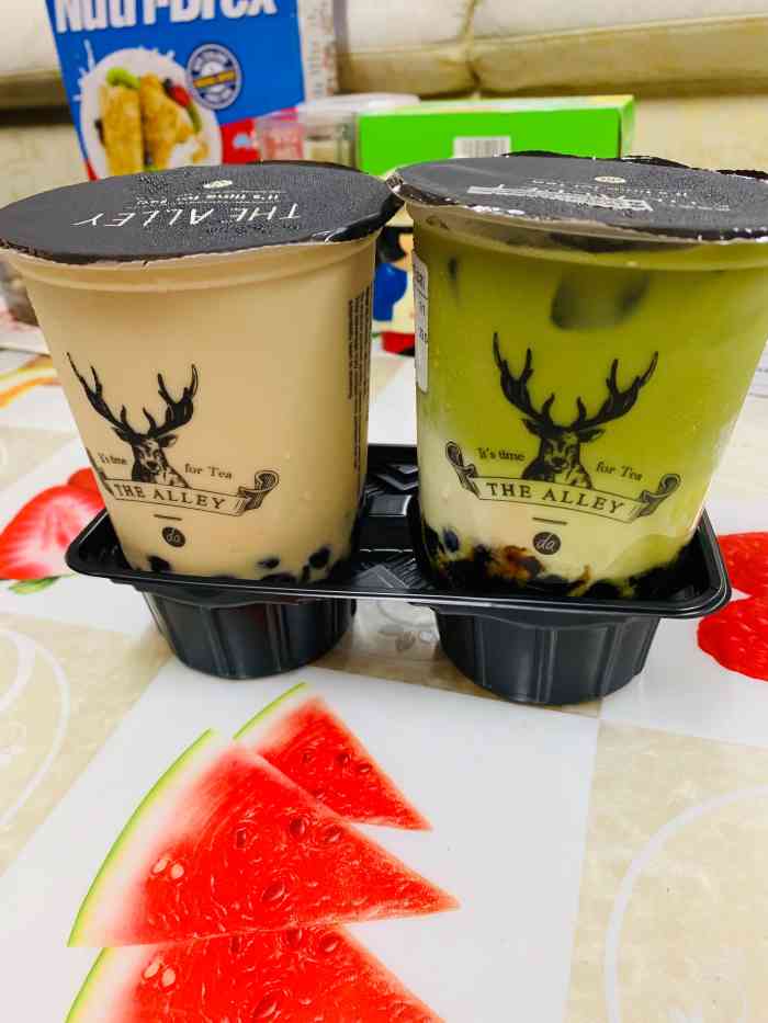 鹿角巷the alley(石岐店)-"「小鹿出抹」淡淡抹茶味,不甜.但珍珠就偏.