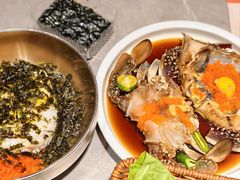 -草家酱蟹炭火烤肉店(珲春南路一店)