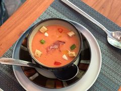 西班牙番茄冷汤配伊比利亚火腿-帕歌西班牙餐厅paco tapas