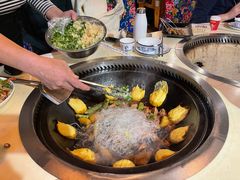 豆角土豆炖排骨-妈妈家铁锅炖(景诚园综合楼店)