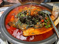 -探鱼·鲜青椒爽麻烤鱼(北京路天河城店)