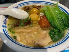 一碗全拼车仔面-敏华冰厅(平安金融中心店)