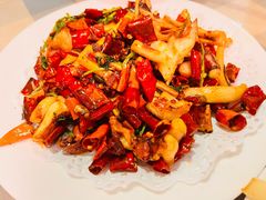 干煸鱿鱼-华春餐馆(鱼山路店)