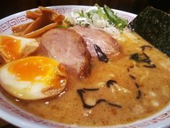 黑麻油豚骨拉面-老龙亭拉面店