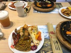 榴莲芝士披萨-阿尔卑斯比萨牛排自助(万达广场店)