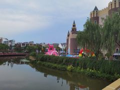 园子桥上的景致-安徒生童话乐园