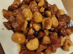 栗子焖肉-钰田大院·怀柔地道农家菜·烤虹鳟鱼(雁栖湖店)