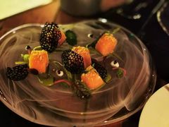 挪威三文鱼配法葱酱汁-AZUL by FUEL蓝色·法式酒馆(琶醍店)