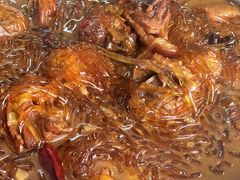 鸡肉炖粉条-鸡炖兔
