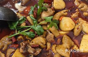 Fatty Intestine Chicken with Bamboo Shoots