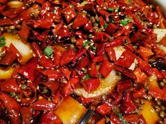 辣子水煮黑鱼片-香园茶社·金陵小灶(老门东店)
