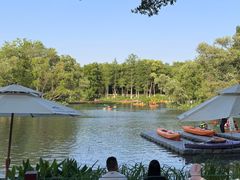 -摇橹船上船码头