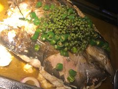 青椒花椒清江鱼-探鱼·鲜青椒爽麻烤鱼(增城东汇城店)